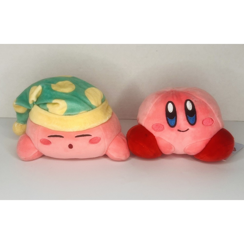 Nintendo Kirby & Sleeping Kirby Plush Club Mocchi-Mocchi Tomy
